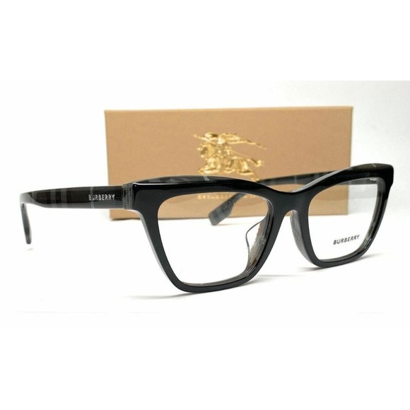 Burberry Black Men's 54mm Eyeglasses - Picture 3 of 3
